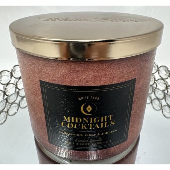 bath and body works tobacco candle 1 Bath & Body Works Midnight Cocktails 3-Wick Candle 14.5 oz~Soft Scent  Tobacco